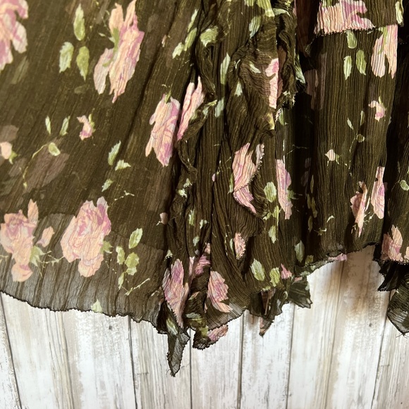 Ulla Johnson Lorelei Floral Ruffle Midi Dress - Picture 8 of 9